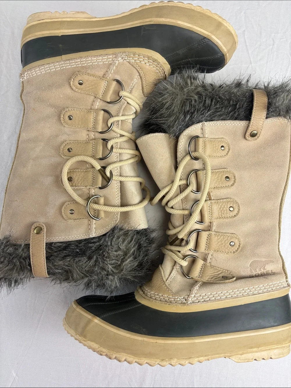Sorel Joan of Arctic Waterproof Women’s Boots in Fawn Omega Taupe